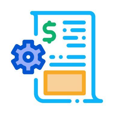 İş Sözleşmesi Simge Vektör Özeti ResmiComment