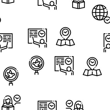 Kuş İzleme Turizmi Kusursuz Kalıp Vektörü