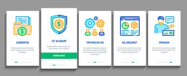 Bu Yönetici Geliştirici Simge Bindirme Elementleri Vektörü Ayarla