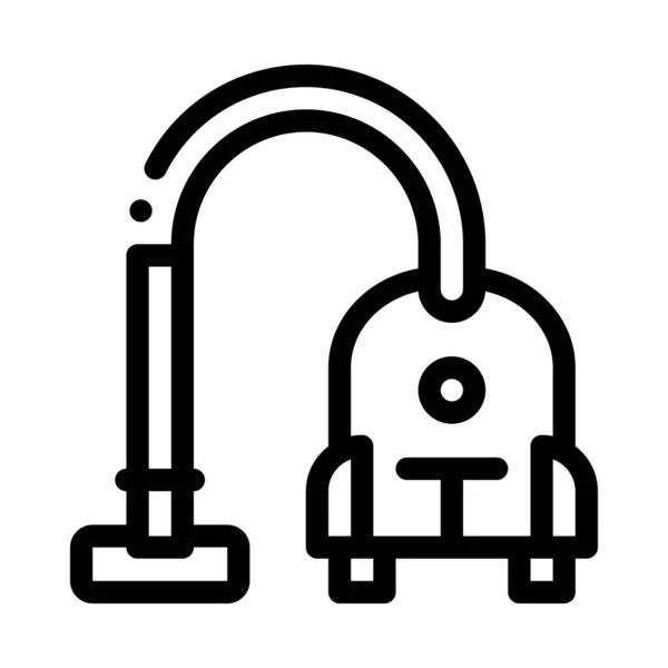 Illustration vectorielle de contour d'icône d'aspirateur — Image vectorielle