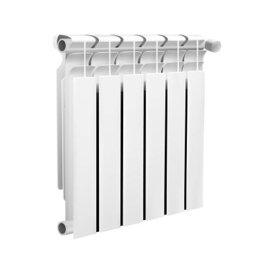 Modern Wall Heating Radiator Warming System Vector