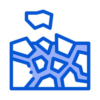 Fence Construct Icon Vector Outline Illustration