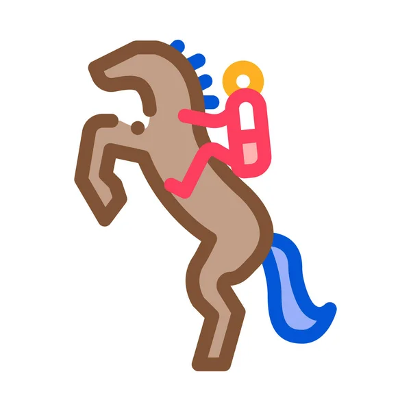 Stand Hind Legs Icon Vector Outline Illustration — Stockvector