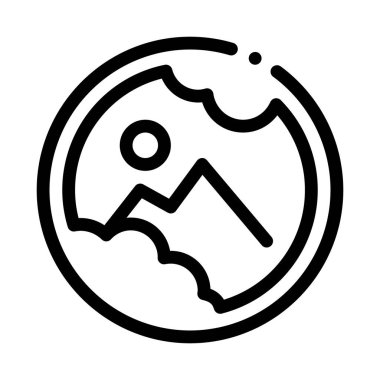 Göz Topu Hasarı Simgesi Vektör Özeti ResmiComment