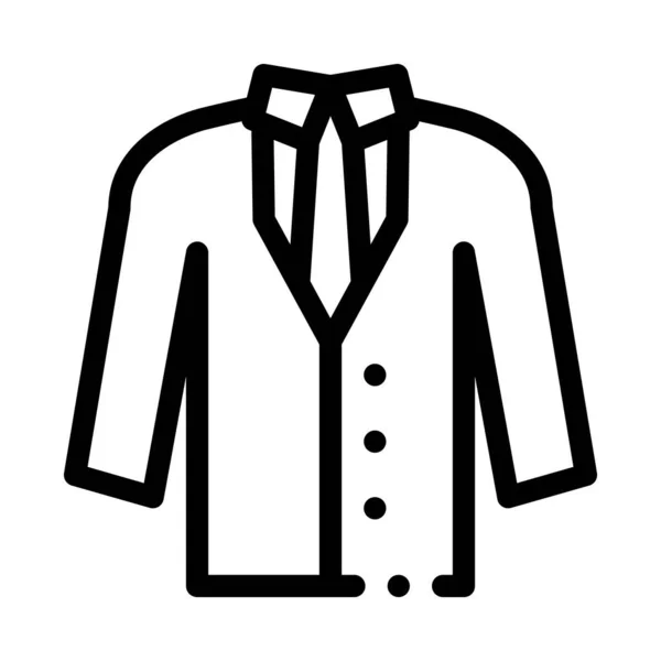 Illustrazione del profilo vettoriale dell'icona del costume — Vettoriale Stock