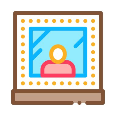 Çerçevelenmiş Fotoğraf Simgesi Vektör Ana Hattı ResmiComment