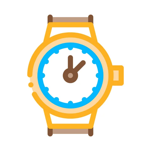 Zwitserse horloges icoon vector contouren illustratie — Stockvector