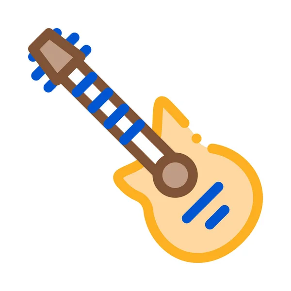 Ikona vektoru kytarové ikony ilustrace — Stockový vektor