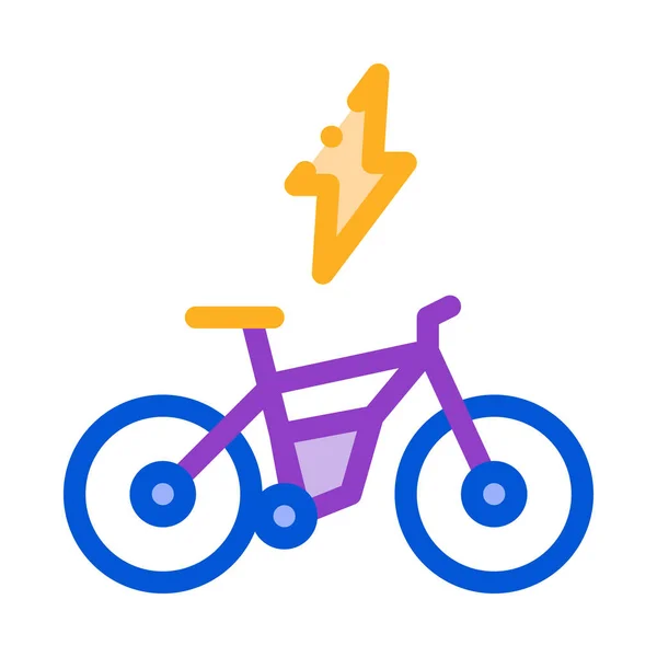 Иллюстрация вектора контура вектора скорости велосипеда — стоковый вектор