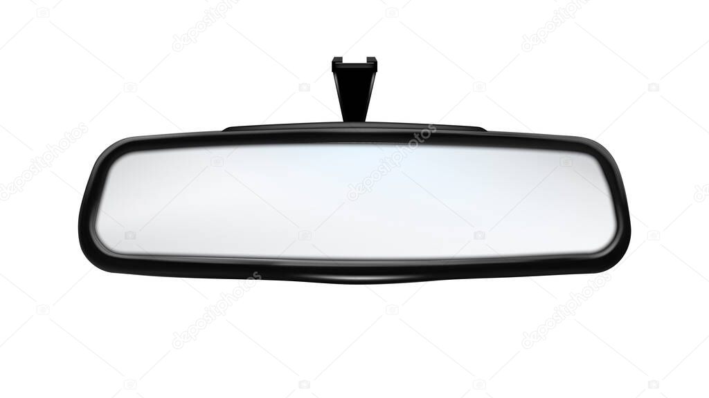 Rearview Mirror Car Traffic Safety Tool Vector