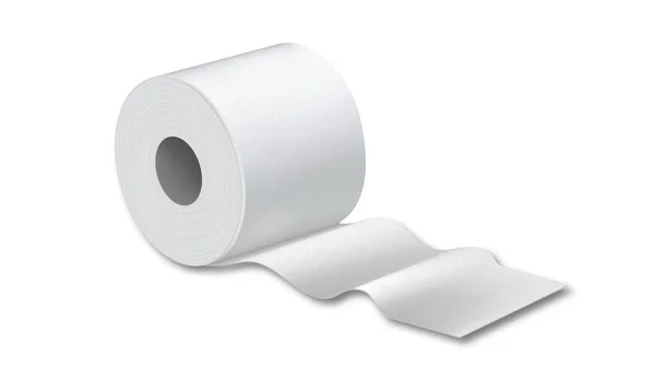 Toilet Paper Lavatory Hygiene Accessory Vector — Stock Vector