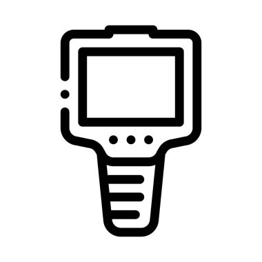 ammetre simgesi vektör çizimi çizimi