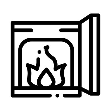 Soba simgesi vektör çizelgesinde ateş açın