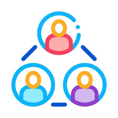 grup lideri simgesi vektör özeti çizimi