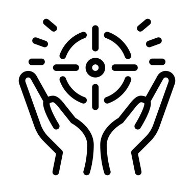 amaç simgesi vektör çizelgesinin yüceltilmesi