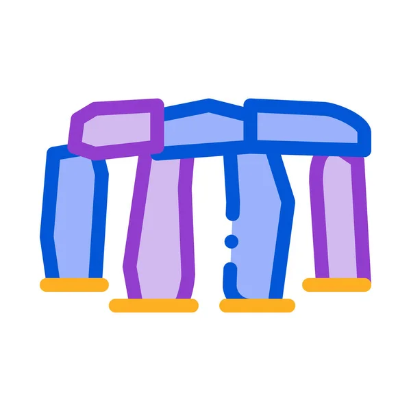 Stonehenge icon vector outline illustration — Stock Vector