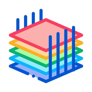 ev simgesi vektör çizelgesi çizimi için yapı kağıtları