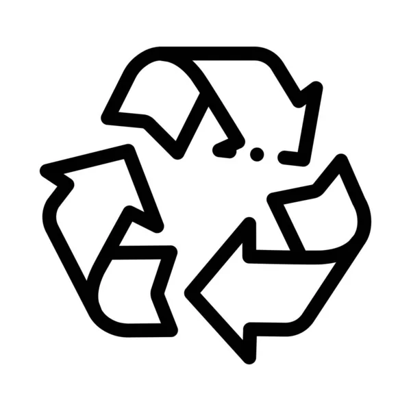 Ikona ikony przemysłu środowiskowego zarys ilustracji — Wektor stockowy