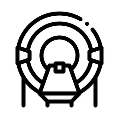 Solaryum simgesi vektör özeti çizimine yerleştir