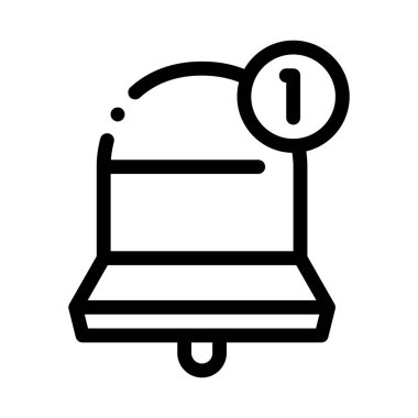 bir yeni uyarı simgesi vektör çizimi