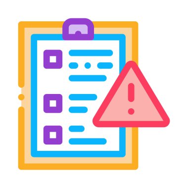 mahkeme açıklama simgesi vektör çizimi illüstrasyonu