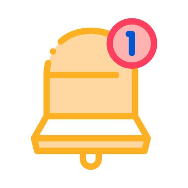 bir yeni uyarı simgesi vektör çizimi