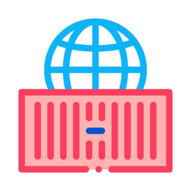 dünya para birimi simgesi vektör çizimi