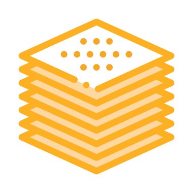 Döşeme ikonu vektör çizimi çizimi yığını