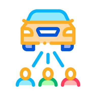 İnsanların ikon vektör ana hatları denetlemesi