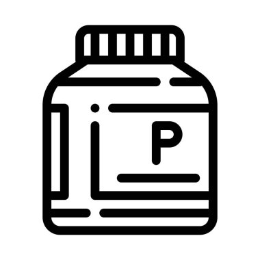 protein kutucuğu vektör çizimi çizimi