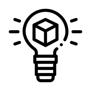 anlaşılır parsel simgesi vektör çizimi çizimi