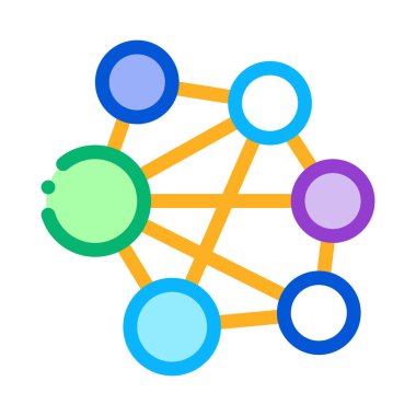 örgü kafa karıştırıcı ikon vektör çizimi çizimi