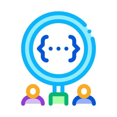 çıkmazlı araştırma simgesi vektör çizimi çizimi