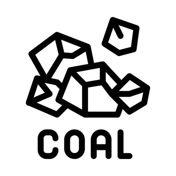 煤粉图标矢量轮廓 — 图库矢量图片