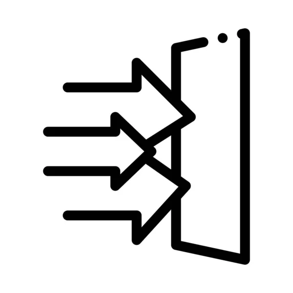 Sound coming in door icon vector outline illustration — Stock Illustration Sound coming in door icon vector outline illustration Royalty Free Stock Illustrations