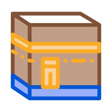 Kabe Tapınağı ikon vektör çizimi çizimi