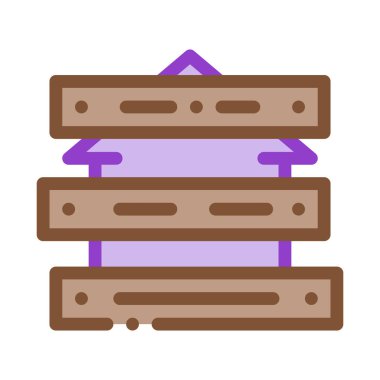 Ev bölgesi insan ikon vektörleri için geçilemez. Ev bölgesi insanlar tarafından imzalanamaz. renk sembolü çizimi