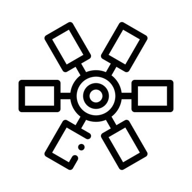 Kartuş simgesi vektöründeki renk seçimi. Kartuş işaretinde renk seçimi. izole edilmiş sınır sembolü çizimi