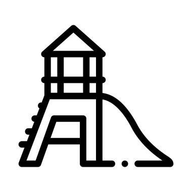 Çekici çocuklar ikon vektörü. Çekici çocuklar kayma işareti. izole edilmiş sınır sembolü çizimi