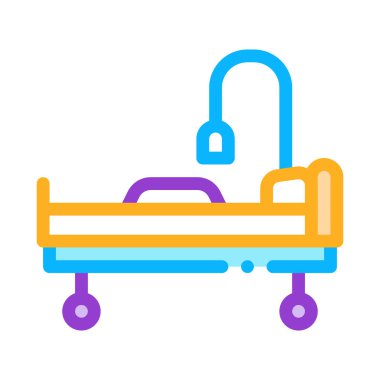 Tekerlekli sandalye ikonu vektörü. Tekerlekli sandalye işareti. renk sembolü çizimi