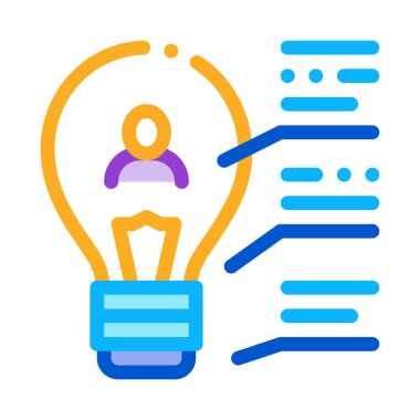 Beyin acumen simgesi vektör özeti çizimi çalışması