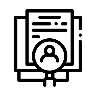 çalışanın yenilenme simgesi vektör çizelgesi çizimi