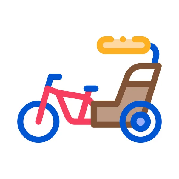 Means of transportation in malaysia icon vector illustration — Stock Vector