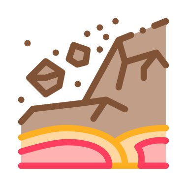 ertnquake Highlands simge vektör özeti çizimi