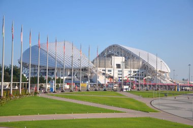 Soçi, Rusya - 25 Haziran 2017: Futbol Stadyumu olimpik Park 