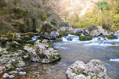 Mchishta Nehri Irmak kolları. Abhazya