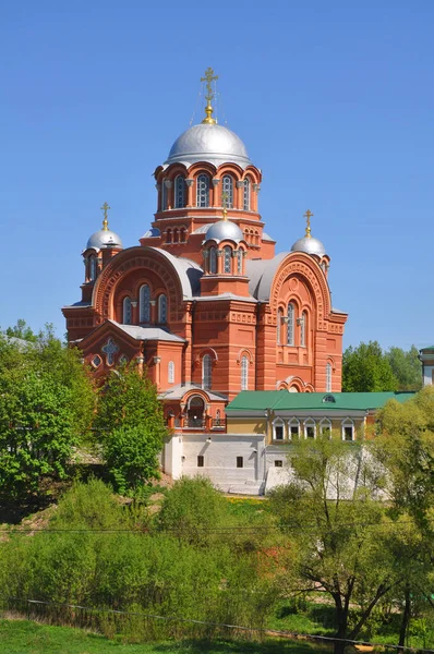 Cathedral Nicholas Wonderworker Pokrovsky Khotkovsky Monastery Khotkovo Moscow Region Russia — Stock Photo, Image