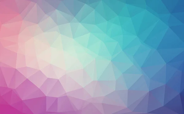 Fondo poligonal natural abstracto. Gradiente de azul a púrpura — Vector de stock