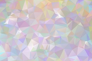 Arka ışık çokgen plan. Pastel renkler