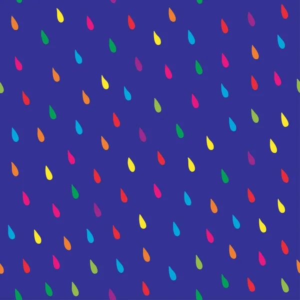 Vector rain drops background. — Stock Vector